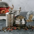 thumbnail image 6 of Crystalia Turkish Spice Grinder, Manual Zamak Metal Pepper & Salt Mill, Vintage Hand Crank, 6 of 8