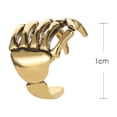 thumbnail image 4 of Punk Style Hand Crafted Spine Design Clip On Personality Earrings For Non Pierced Ears, 4 of 6