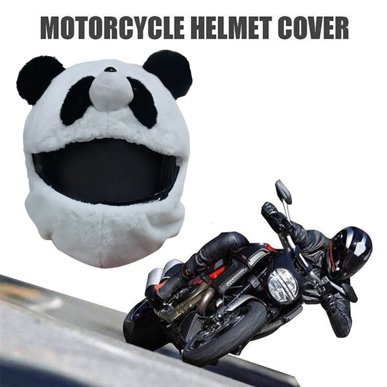 Pebbuoy Motorcycle Helmet Cover Full Face Decorative Head Cover Ultra-Thick Easy to Install Animal Plush Motorbike Helmet Cover Decoration - Walmart.com Pebbuoy Motorcycle Helmet Cover Full Face Decorative Head Cover Ultra-Thick Easy to Install Animal Plush Motorbike Helmet Cover Decoration - Walmart.com