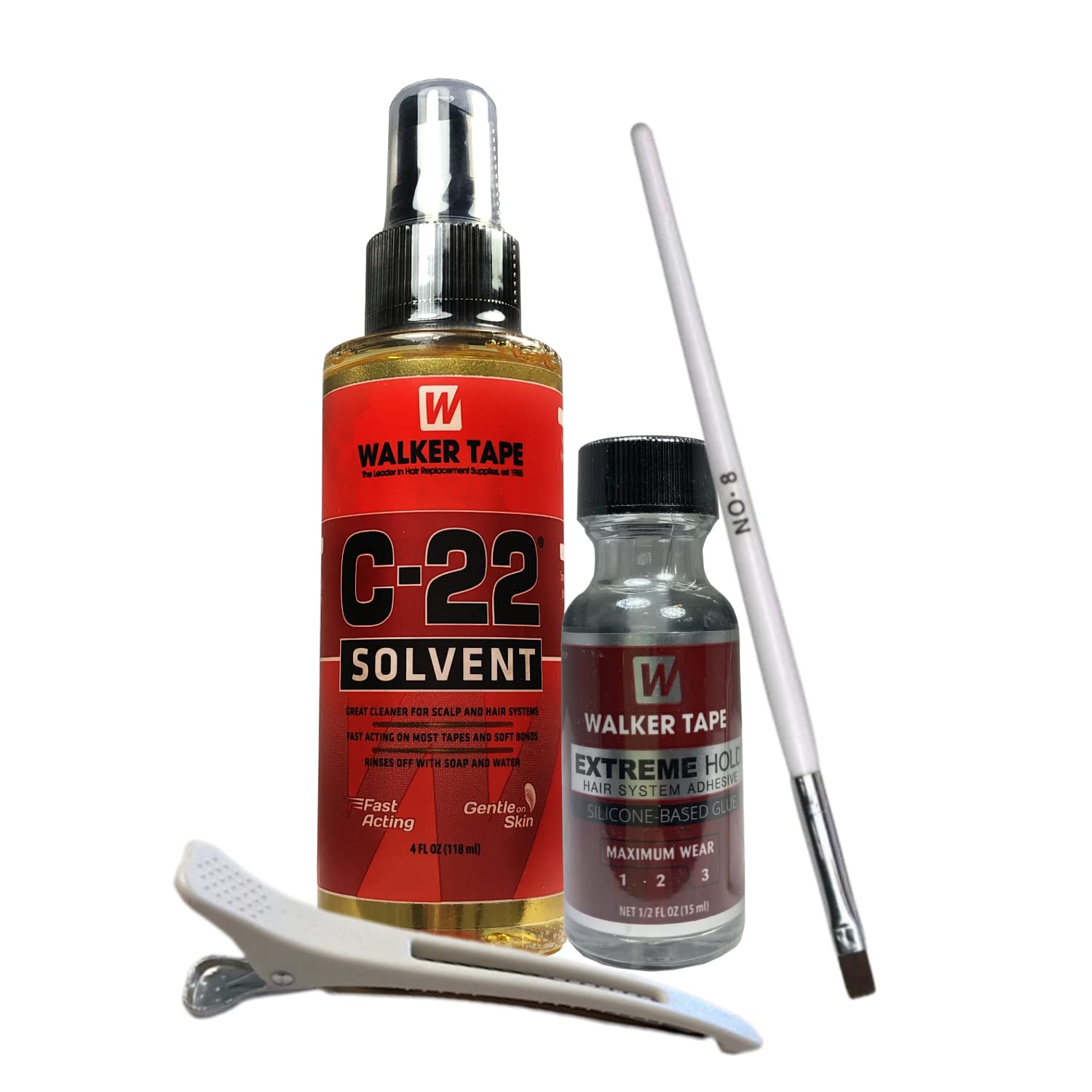 0.5oz Extreme Hold Wig Glue & 4oz C22 Citrus Solvent Best Wig Adhesive