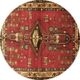 thumbnail image 1 of Ahgly Company Indoor Round Persian Brown Traditional Area Rugs, 4' Round, 1 of 4