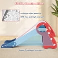 thumbnail image 2 of Demi Bonn Red 3-in-1 Toddler Slide & Climber, Bunny Theme, Foldable, Basketball Hoop, 2 of 7