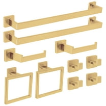 GYZJ 10 PCS Bathroom Hardware Accessories Set 23.6 Inch Stainless Steel Bath Towel Bar Set