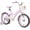 Purple, variant on ACEGER 18 Inch Bike with Basket and Training Wheels for Girls Ages 7-11, Purple