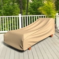 thumbnail image 3 of Budge Large Beige Patio Outdoor Chaise Cover, Sedona, 3 of 11