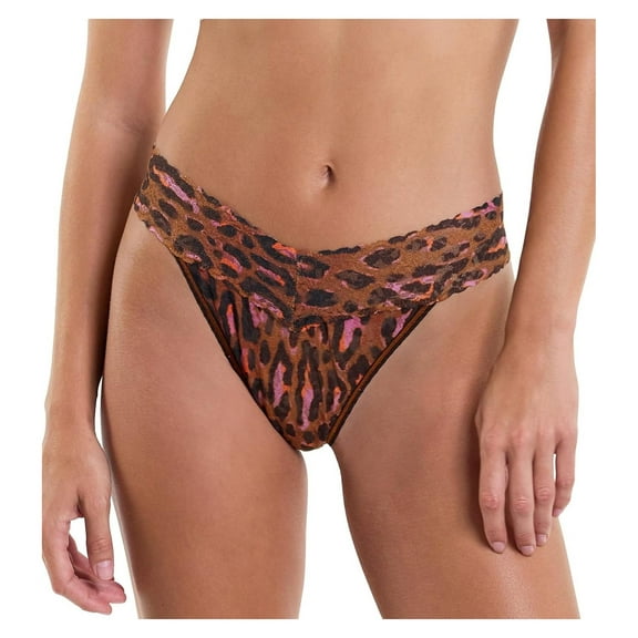 Signature Lace Printed Original Thong (PR4811P),Throwback