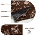 thumbnail image 5 of Abstract Cowboy Horse Large Area Rugs 5x8 ft Vintage Black Background Western Washable Rug Non Slip Indoor Carpet Absorbent Floor Mat for Living Room Bedroom Dining Room, 5 of 9