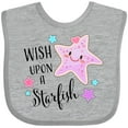 thumbnail image 3 of Inktastic Wish Upon a Starfish- Cute Boys or Girls Baby Bib, 3 of 4