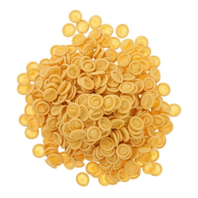 450 Unids 300g / Bolsa Guante De Látex Cots Amarillo Antiestático Desechable Sunnimix Guante antiestático para los dedos