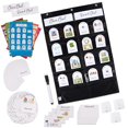 thumbnail image 2 of Tableau de Chores/recommandation pour Enfants, Grand Tableau de Récompense 30"x20 Pouces 20, Tableau de Chores Personnalisable à 100 % avec Marqueur Effaçable à Sec, Tableaux de Chores pour Plusieurs Enfants, Tableau d'Argent, Auto-Motivant, Tableau Comportemental - Noir, 2 of 4
