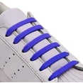 thumbnail image 2 of Upgrade Version No Tie Elastic Shoelaces, Adjustable Laces Lock - One Size Fits All Adult and Kids Shoes（Dark Blue）, 2 of 5