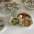 thumbnail image 5 of Stainless Steel Divided Platter Food Grade Cartoon Drop Proof Fun Shape Divided Dinner Tray for Kindergarten Pickup Truck, 5 of 8
