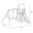 Sportspower North Peak Wooden Swing Set