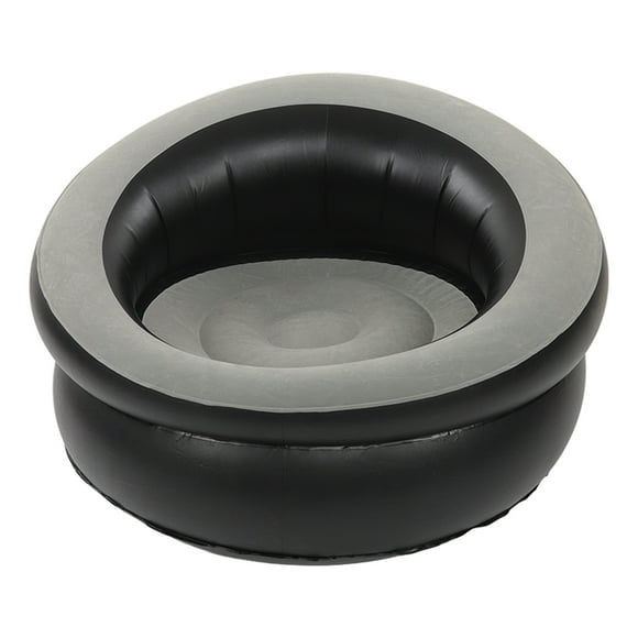 Inflatable Couch, Lightweight Inflatable Sofa Chair For Balcony Grey