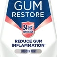 thumbnail image 5 of Crest Pro-Health Gum Restore Mouthwash/Mouth Rinse, Antigingivitis/Antiplaque, Clinically Proven, Fights Gum Disease, Alcohol Free, Smooth Mint - 1L (33.8 fl oz), 5 of 16