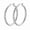 Silver-30MM, variant on Bold Hammered Hoop Earrings for Women, Chunky Geometric Clip-On Hoops with 925 Sterling Silver Needle, Lightweight, Gold & Silver Plated, 30–70mm