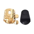 thumbnail image 3 of Sax Mouthpiece Clamp Reed Clip Clarinet Soprano Alto Tenor Sax with Rubber Cover, 3 of 9