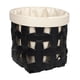 thumbnail image 3 of Cesta de lavandería de cuero sintético para guardar ropa sucia, calcetines y ropa interior. Negro Grande, 3 of 9