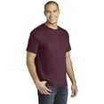 thumbnail image 5 of Gildan Heavy Cotton Pocket T-Shirt -GR53, Men's Classic Short Sleeve Crew T-Shirt (Maroon, M), 5 of 5
