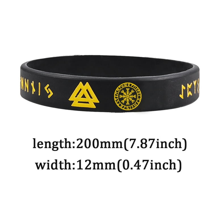 12Pcs Viking Runes Bracelet for Men Women,Nordic Viking Runes