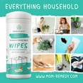 thumbnail image 2 of MomRemedy Hydrogen Peroxide Cleaning Wipes, Household, Kitchen, Bathroom, Lemon Scent, 3 Pack, 2 of 10