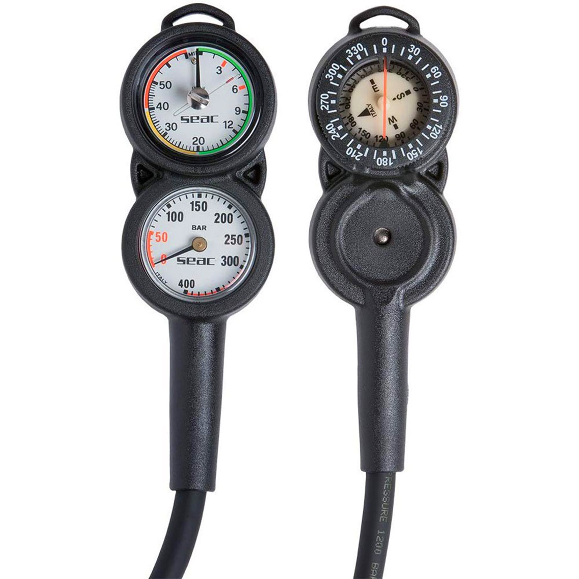 Seac Sub Console 3, Pressure Gauge, Depth & Compass Gauge One Size