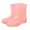 Pink, variant on Miluxas Women Rain Boots Waterproof Cute Garden Shoes Non Slip Comfort Insole Wellies Mid Calf Rainboots for Ladies Outdoor Workout Rain Shoes