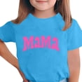thumbnail image 1 of Zpanxa T-Shirts pour Tout-Petites Fille Imprimé Fête des Mères Col Rond Manches Courtes Haut Polyester Spandex 7-8 Ans, 1 of 5
