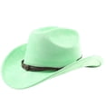 thumbnail image 1 of Functional Western Cowboy Hat for Outdoor Adventures with Curved Brim Lightweight Travel Accessory, 1 of 3