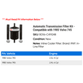 thumbnail image 2 of Automatic Transmission Filter Kit - Compatible with 1985 Volvo 745, 2 of 2