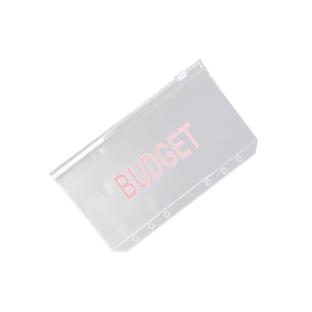 Kctiaxy Hand Ledger Storage Folder Cash Planner Binder Pocket Decorative Student Monthly Zipper Bag Cash Budget Envelope Kitchen Appliances