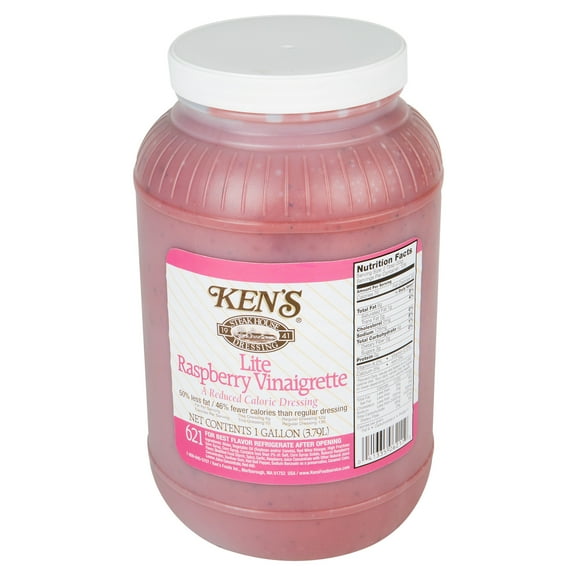 Ken's Foods Vinaigrette Framboise Légère 1 Gallon