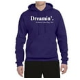 thumbnail image 2 of Dreamin' Dr Martin Luther King Jr. 1963 Unisex Graphic Hoodie Sweatshirt, Purple, X-Large, 2 of 3