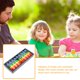 thumbnail image 4 of Ábaco de plástico colorido con 5 cuentas para aritmética mental de estudiantes, herramienta de aprendizaje de matemáticas de 9 niveles para niños, modelo de ábaco de escritorio para uso en el aula, 4 of 7