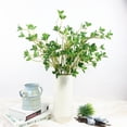 thumbnail image 4 of Bewildely 3 uds tallos verdes artificiales ecológicos de plástico para interiores o exteriores plantas verdes artificiales de bajo Type3 NO3, 4 of 6
