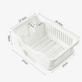 thumbnail image 2 of Dish Storage Rack Multifunctional with Drain Tray Utensil Dish Strainers Organizer Rack Dish Rack and Drainaboard Set for Kitchen, 2 of 5