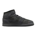 thumbnail image 3 of Air Jordan 1 Mid SE Craft Big Kids' Shoes Color: Dark Smoke Grey/Varsity Red/Black Size: 4.5Y, 3 of 5