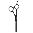 thumbnail image 1 of Tijeras de corte de pelo de peluquería de 6 pulgadas para peluquería barbería (tijeras de dientes negros), 1 of 8
