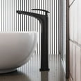 thumbnail image 6 of Sublime Single Hole, Single-Handle, High Arc Bathroom Faucet in Matte Black, 6 of 12