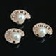 thumbnail image 3 of Fornituras de botón de perla de cristal con forma de concha de 10 piezas para joyas de bricolaje artesanías de oro Zulema Flatback Jewelry Findings, 3 of 8