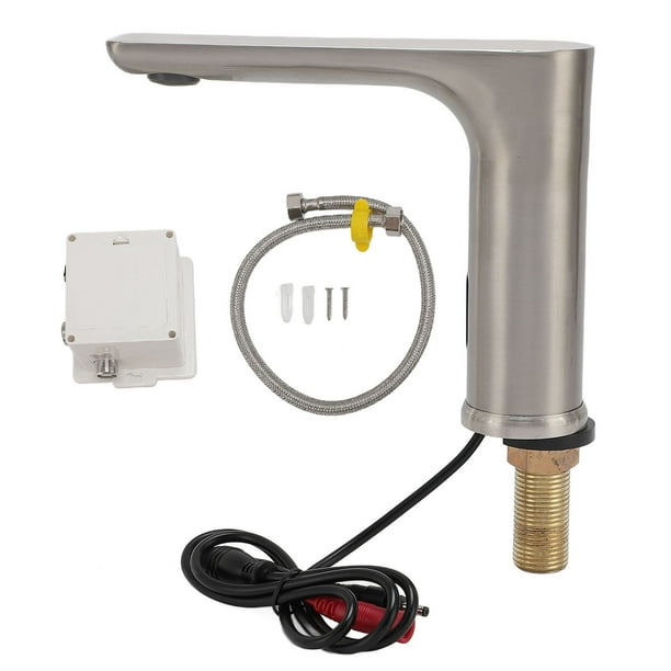 Grifo De Agua Electrónico, Grifo De Lavabo De Baño Sin Contacto Vertical De 10 A 15 Cm Para Hotel En Casa