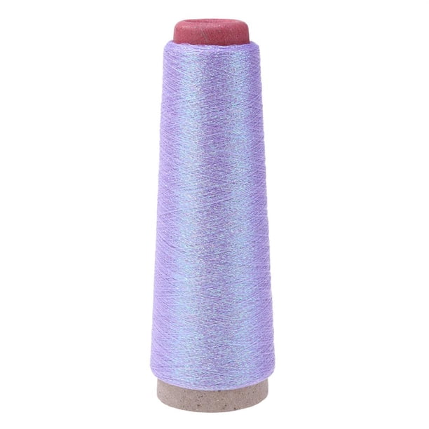 Hilo Puntada Brillante Hilo Coser Tejido Bordado Línea Tejer (Púrpura)