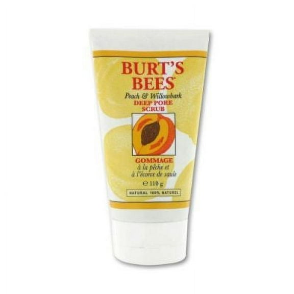 Burt's Bees Peach & Willowbark Deep Pore Scrub 4 oz