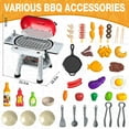thumbnail image 6 of JBeeCtrl 68 PCS Play Kitchen Toy Set Kids Barbeque Grill Playset Cooking Toys Set Kids Toy BBQ Grill Playset Pretend Play Toys for Toddlers 3-5 Birthday Gift for Boys Girls, 6 of 8