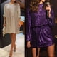 thumbnail image 2 of Womens Puff Long Sleeve Glitter Sequin Dress with Belt Evening Wedding Bridesmaid Sparkly Loose Fit Mini Short DressesXL Gao Jinjia LED, 2 of 2