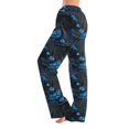 thumbnail image 2 of Kintue Halloween Pajama Pants for Women, Funny Pumpkin Ghost Print Trousers, Soft Wide Leg Palazzo Pants, Fall Loungewear, 2 of 7