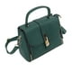 thumbnail image 5 of Bolso de mano tipo mensajero de PU, elegante bolso de hombro vintage para mujer con múltiples bolsillos, correa ajustable, color verde, talla única, 5 of 15