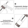 thumbnail image 2 of CHUANK 2 Pcs Cookie Press with 26 Cookie Discs and 12 Icing Nozzles Ergonomic Cookie Maker Reusable Cookie Press Kit Practical Cookie Press Machine for Baking, 2 of 10