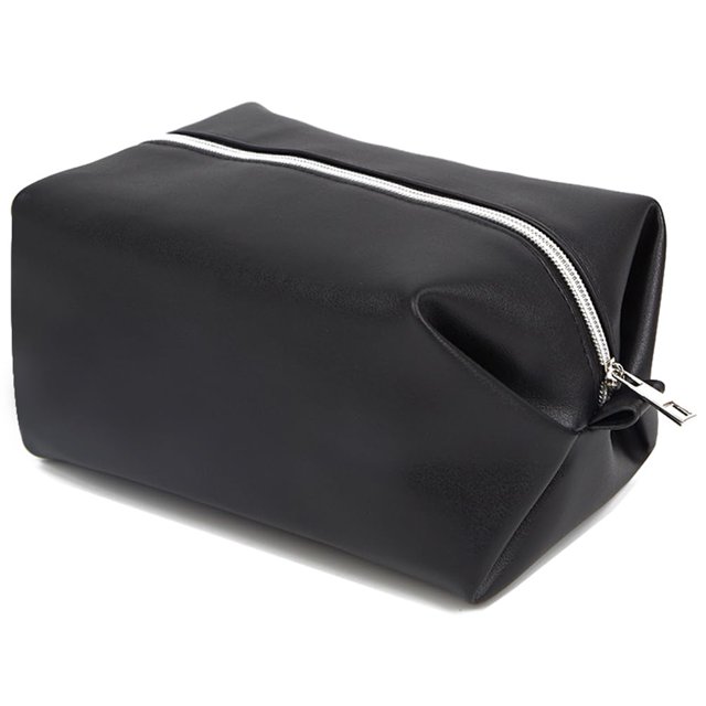 Pequeño bolso del maquillaje con la cremallera, bolso del maquillaje de la PU de la prenda impermeable del viaje
