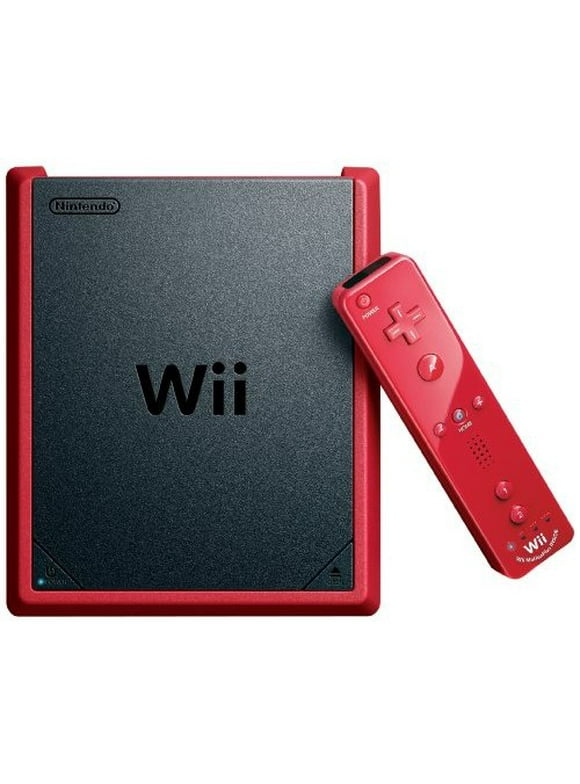 Mannelijkheid Er is een trend Vooruitzicht Nintendo Wii Consoles in Nintendo Wii U &#47; Wii | Red - Walmart.com